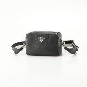 Prada Vittelo Daino Double Zip Shoulder Bag